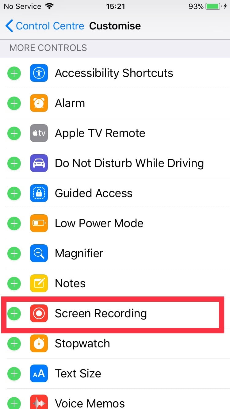 What is Screen recorder? What options do Screen recorder support