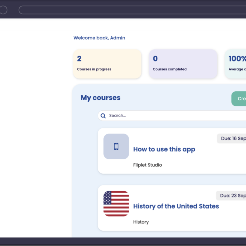 Learning solution - Fliplet Knowledge Center