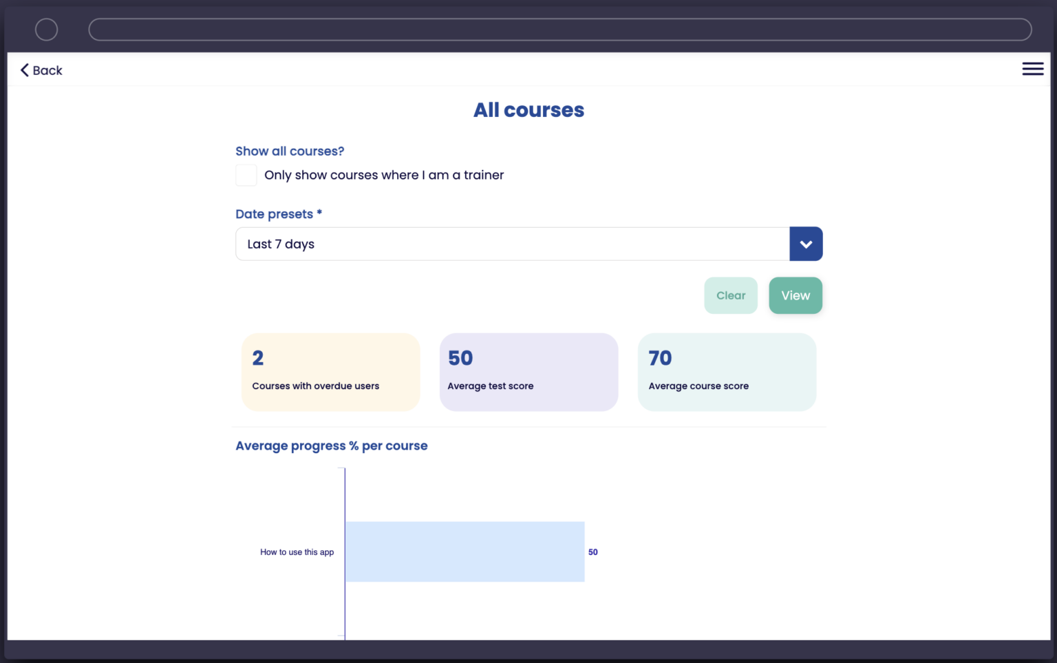 Learning solution - Fliplet Knowledge Center