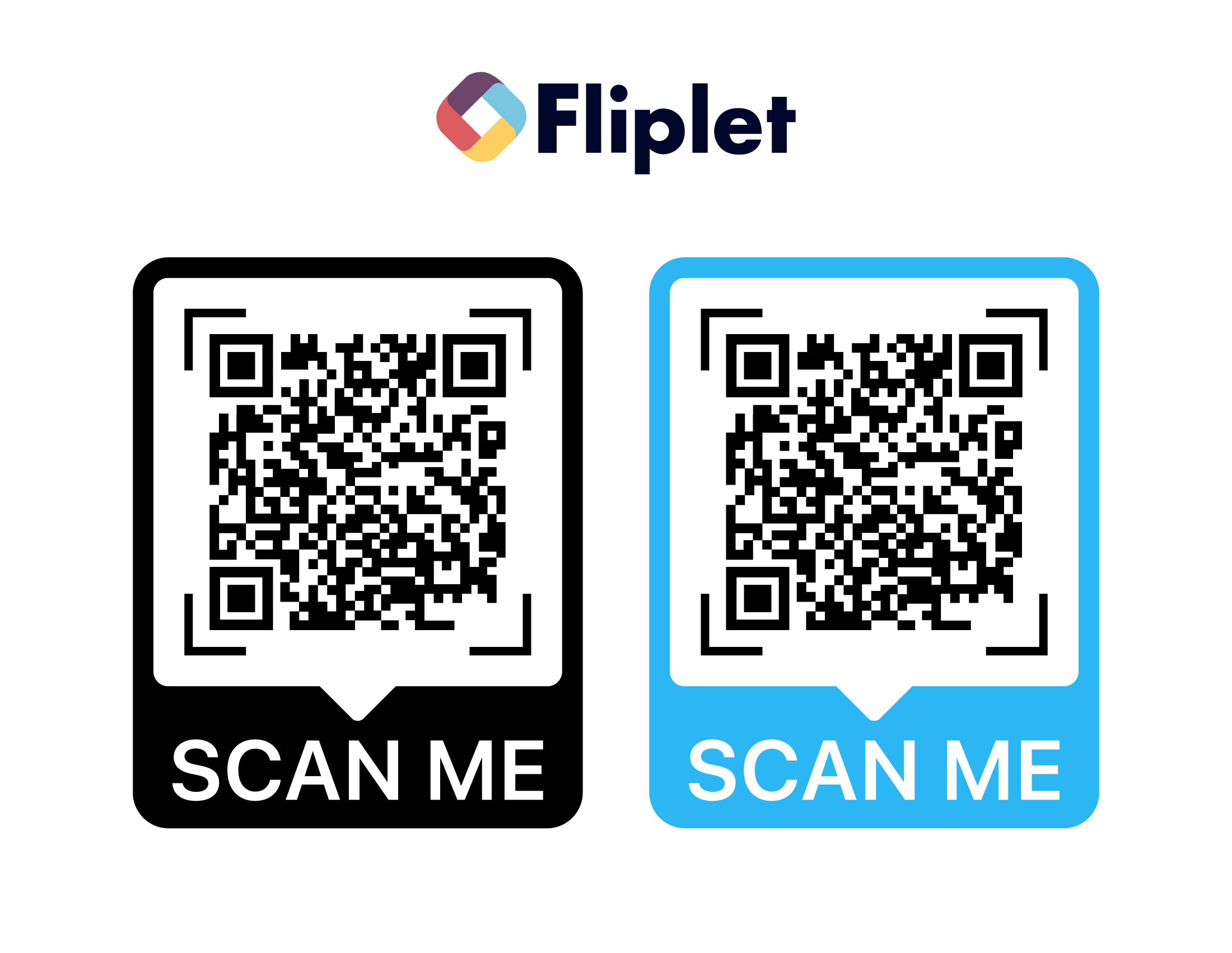QR code frames 2 mockup preview
