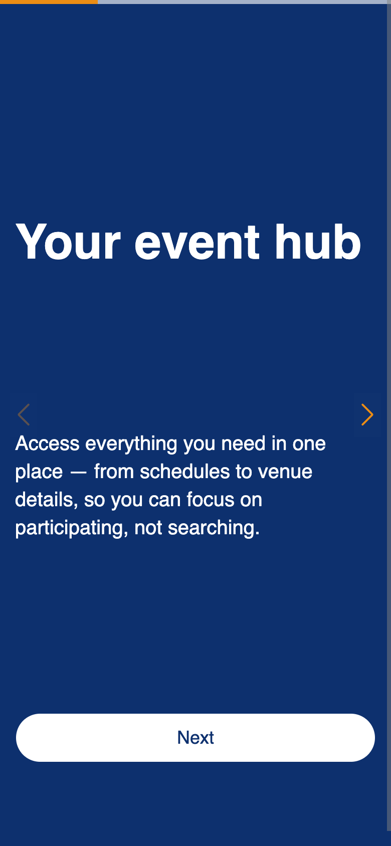 Onboarding walkthrough