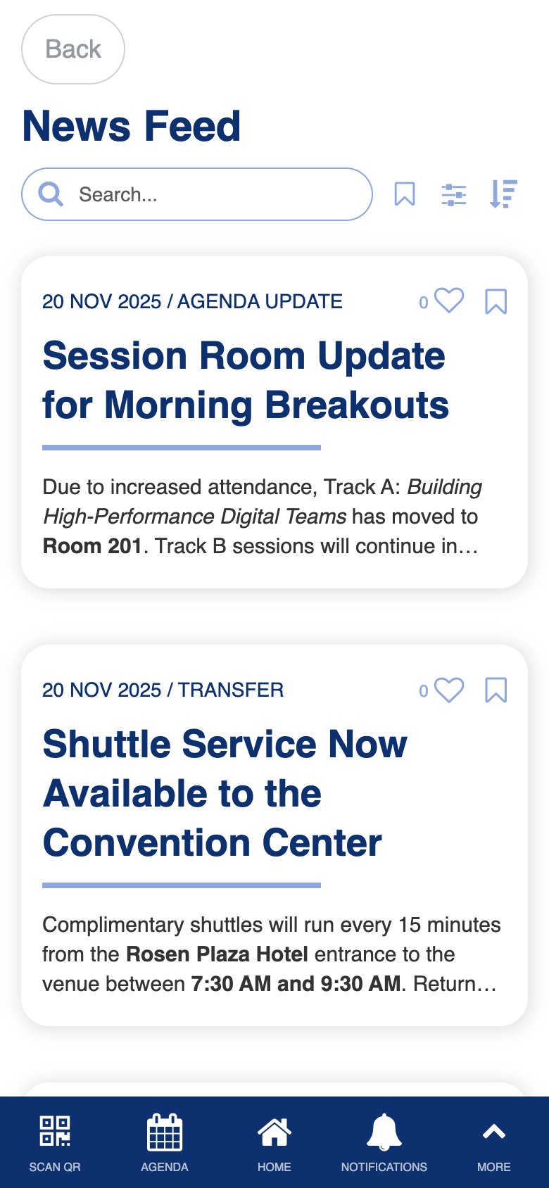 News feed