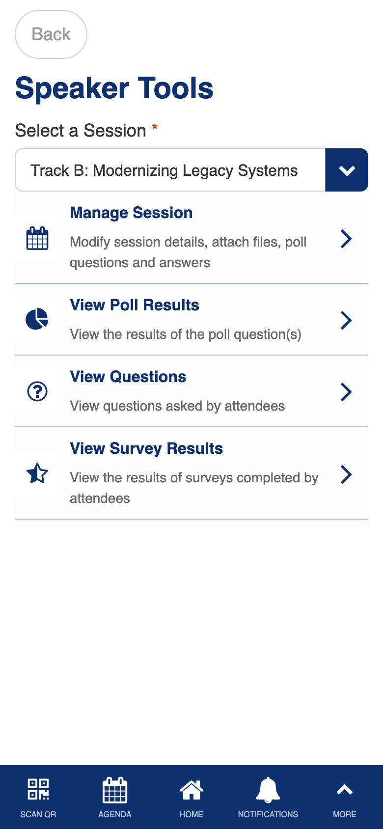 Speaker portal